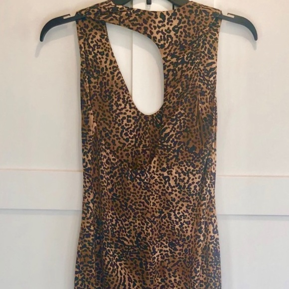 NWOT Riller & Fount Leopard Mini Tank Dress Sz S for Anthropologie - Picture 5 of 8